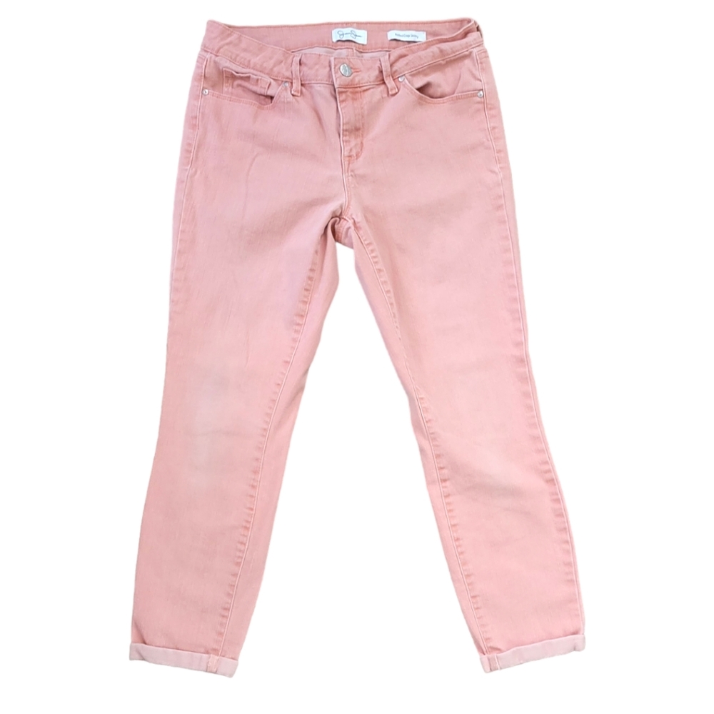 JESSICA SIMPSON Women's Coral Rolled Crop Skinny Jeans Size 6